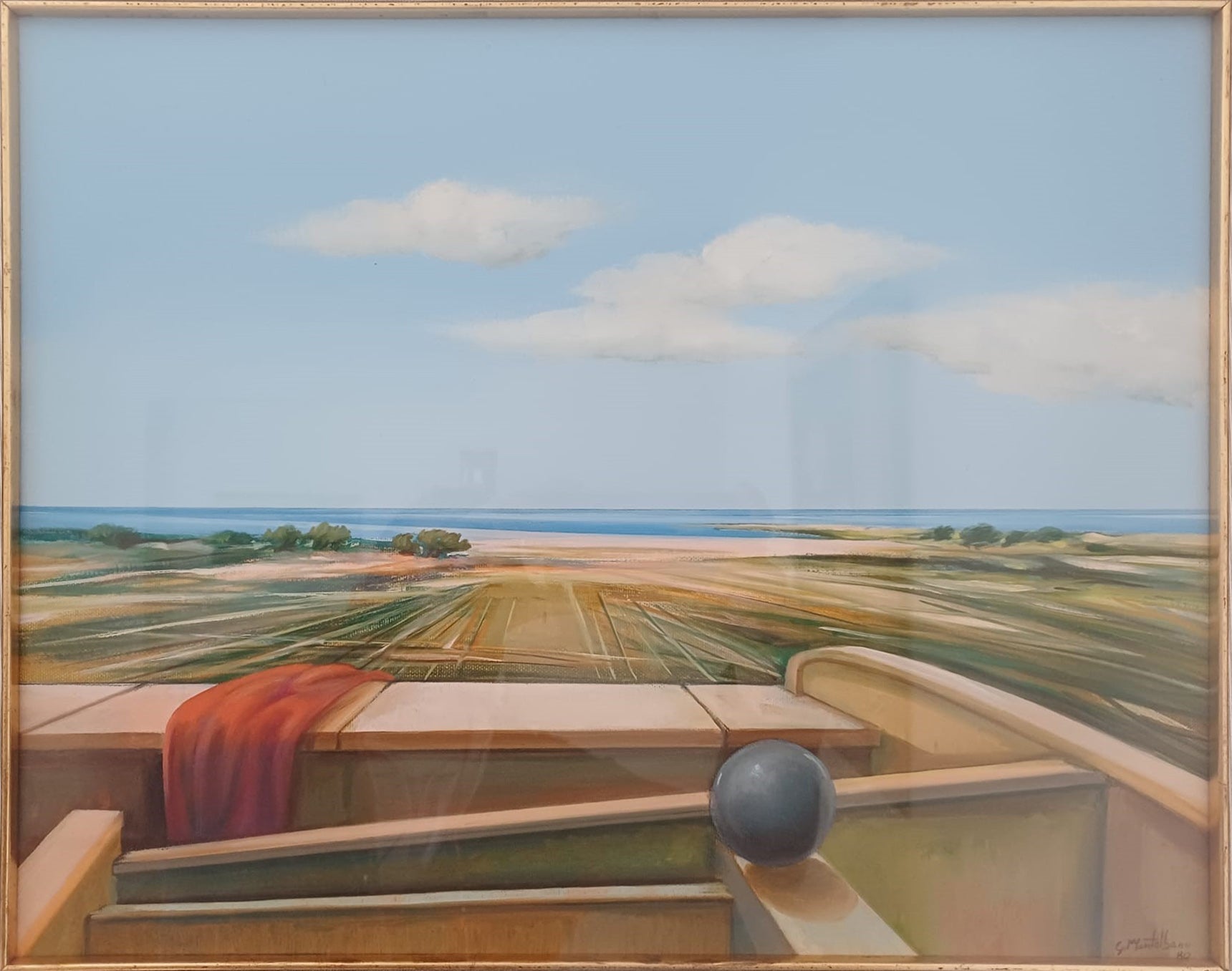 Giuseppe Montalbano - Sin título (Paisaje marino)