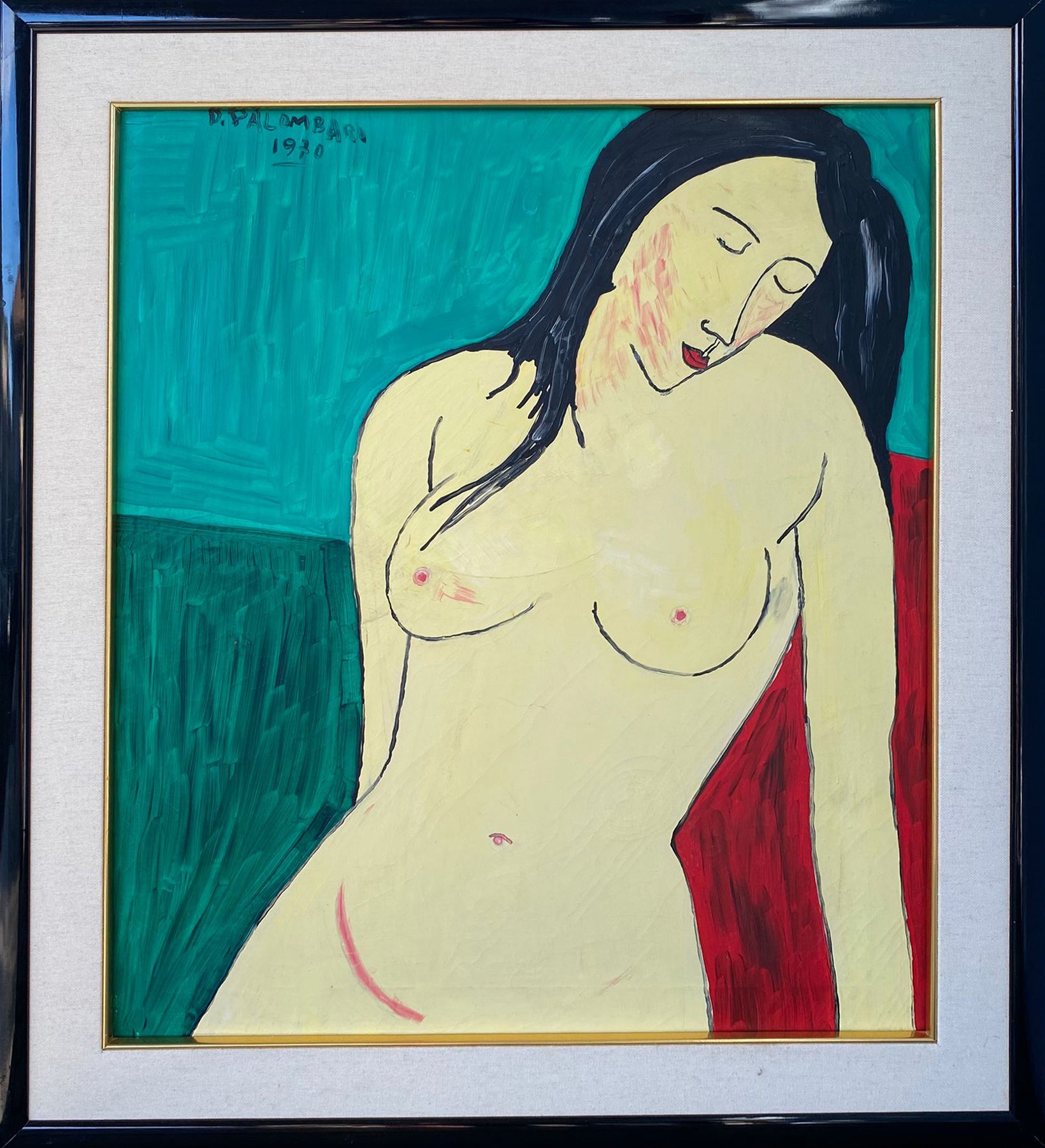 D. Palombari - Desnudo sentado