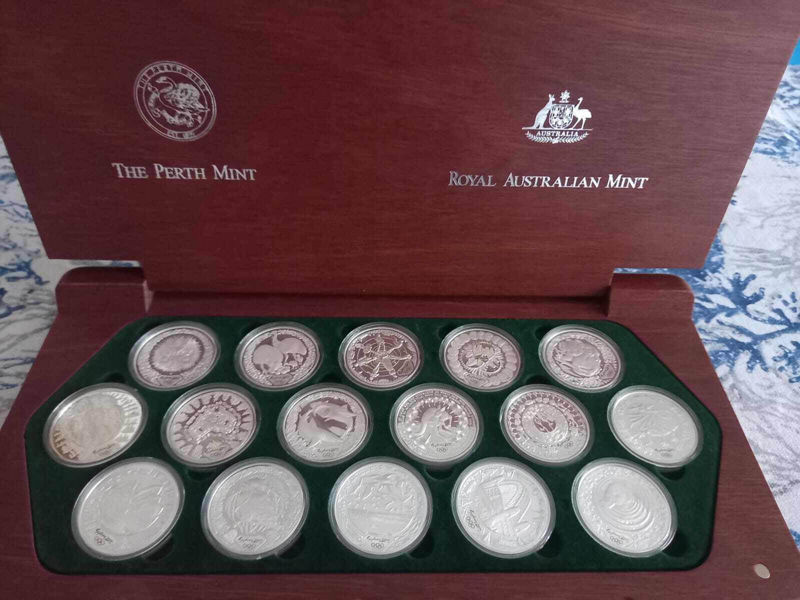 COLECCIÓN DE MONEDAS OLÍMPICAS DE SÍDNEY 2000 - Australian Mint en colaboración con Perth Mint