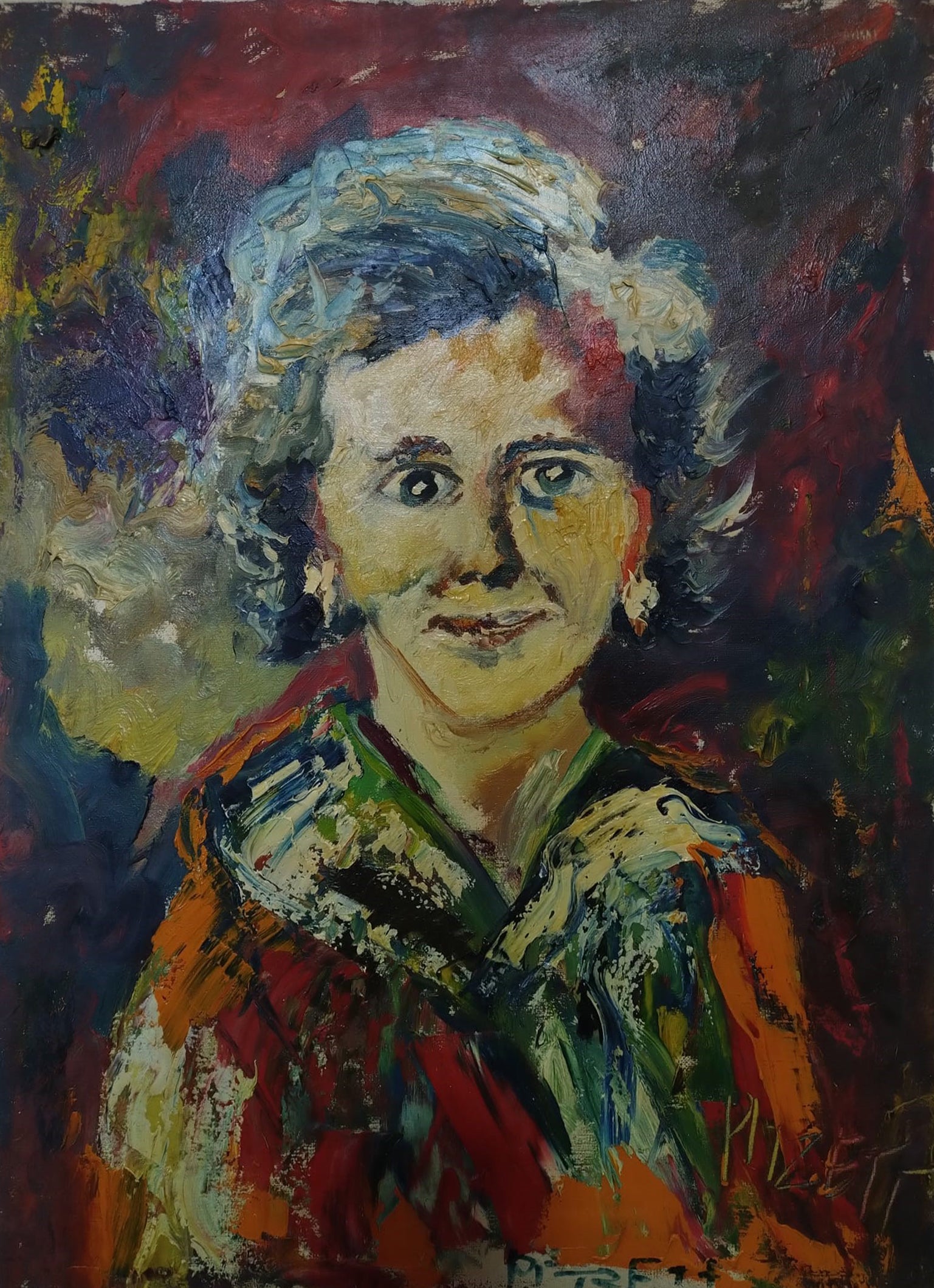 Giulio Pitzett - Ritratto di donna