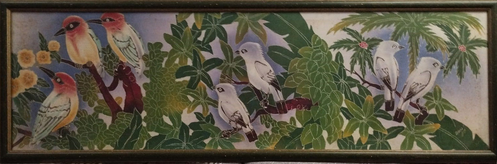 Autore Sconoscuto - Birds and flowers