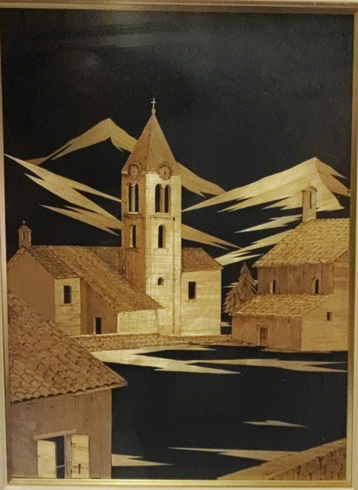 Francesco Budicin - Iglesia en el Valle de Lenzo
