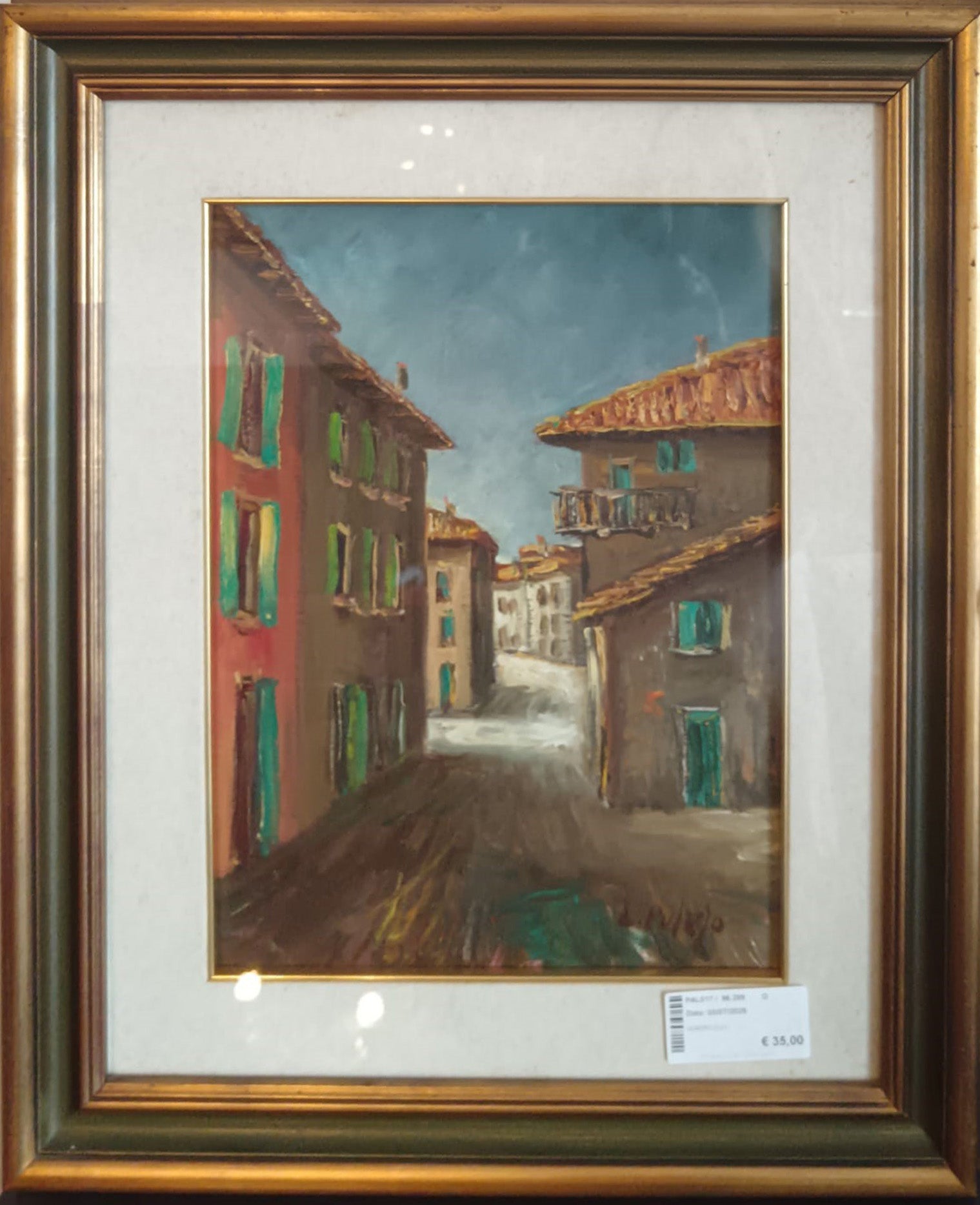 L. Pulejo - Paisaje con casas