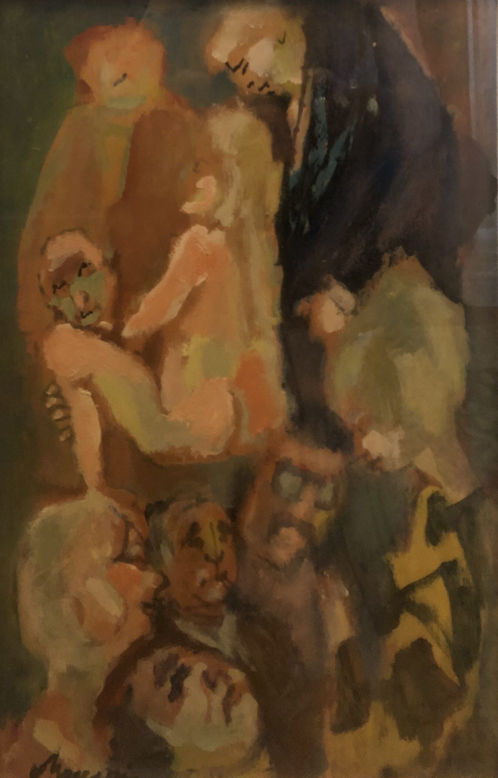 Mino Maccari - Untitled (figures)