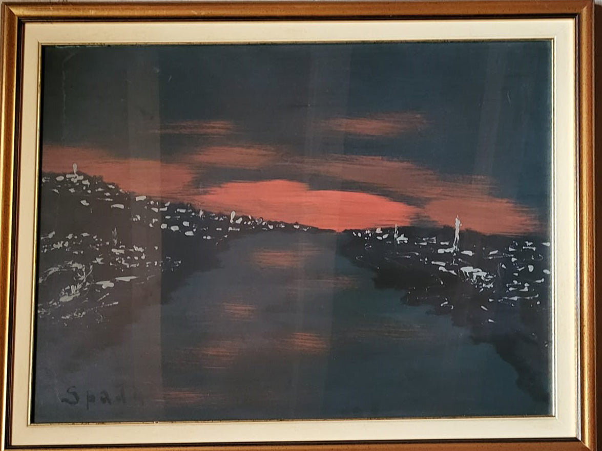 Espada - Paisaje al atardecer
