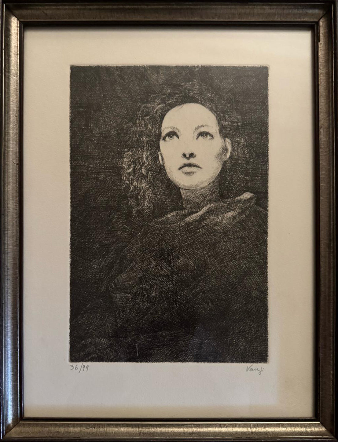 Giuliano Vangi - Retrato femenino
