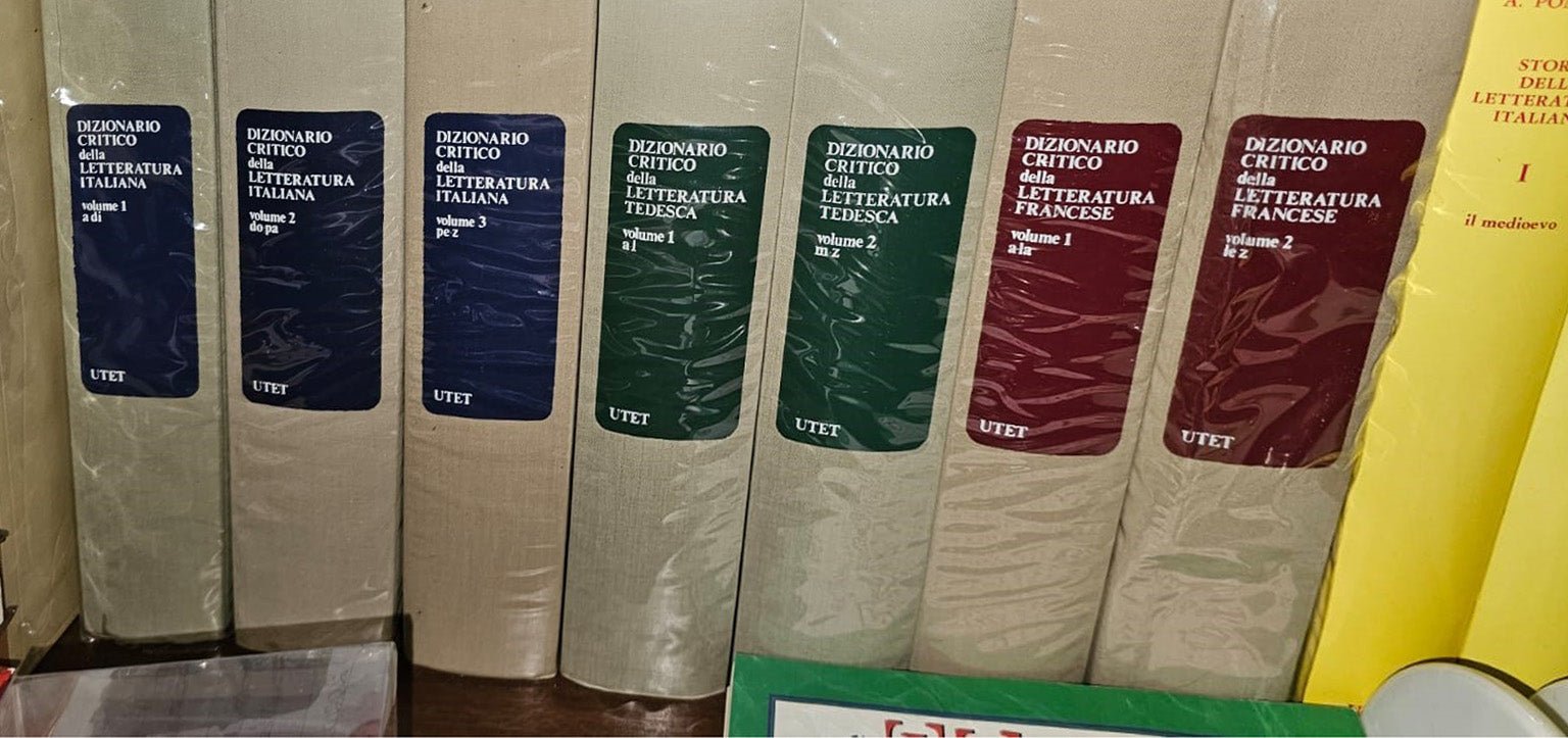 Diccionario crítico de literatura italiana, alemana y francesa - Utet (11 volúmenes)