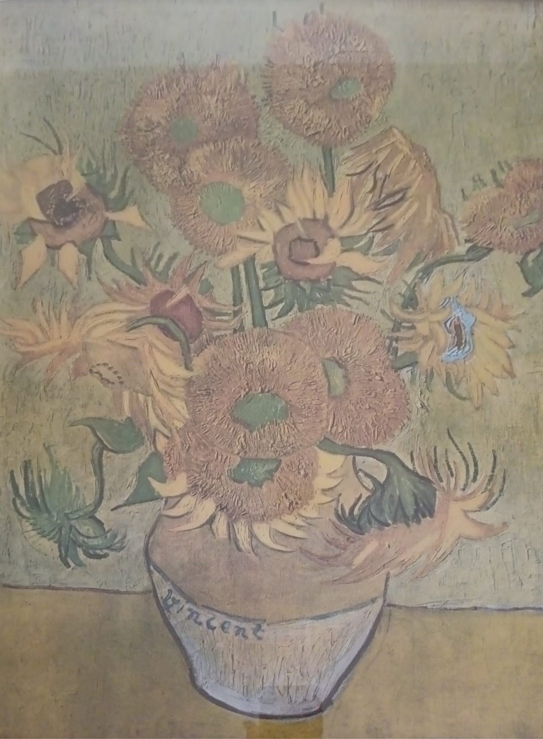 Vincent (reproducción de Van Gogh) - Girasoles