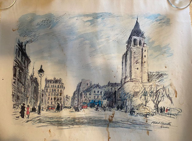 Michele Cascella - Untitled (Paris Landscape)