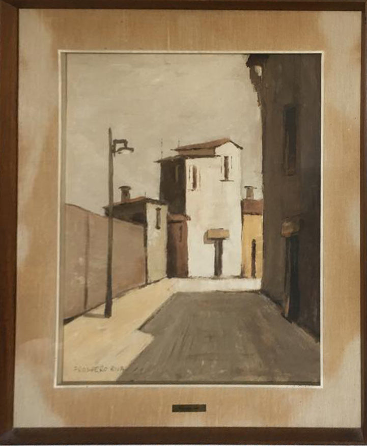 Prospero Riva - View of a Street