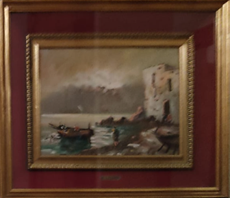 Giuseppe Rizzo - Barco en el lago