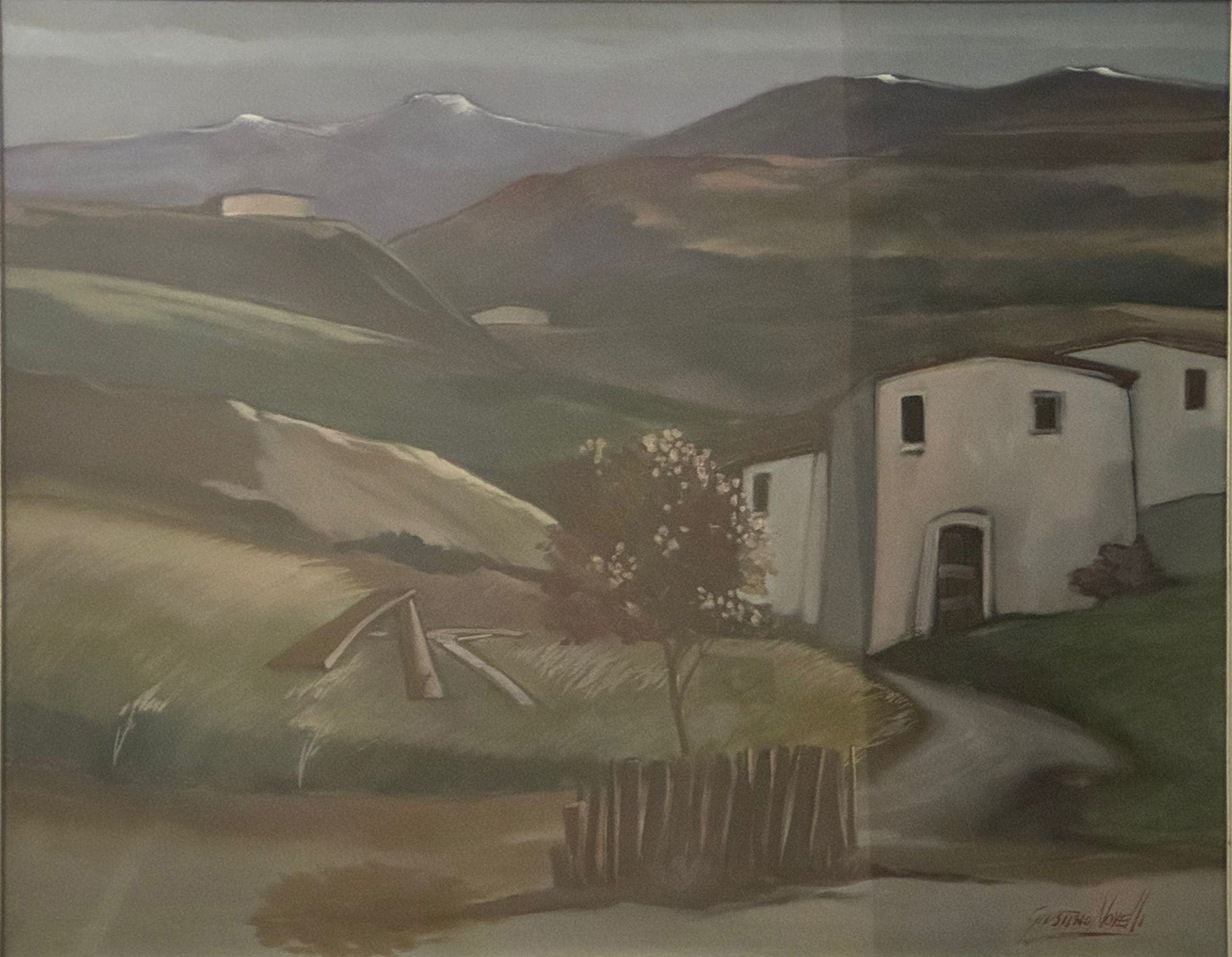Giustino Novelli - Sin título (Paisaje)