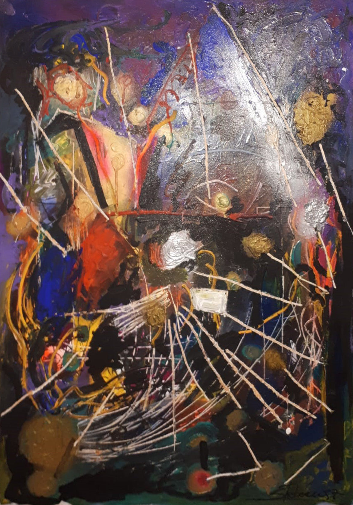 Mark Streben - Untitled (abstract composition)