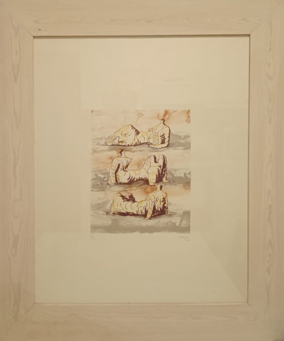 Henry Moore - Tres figuras reclinadas