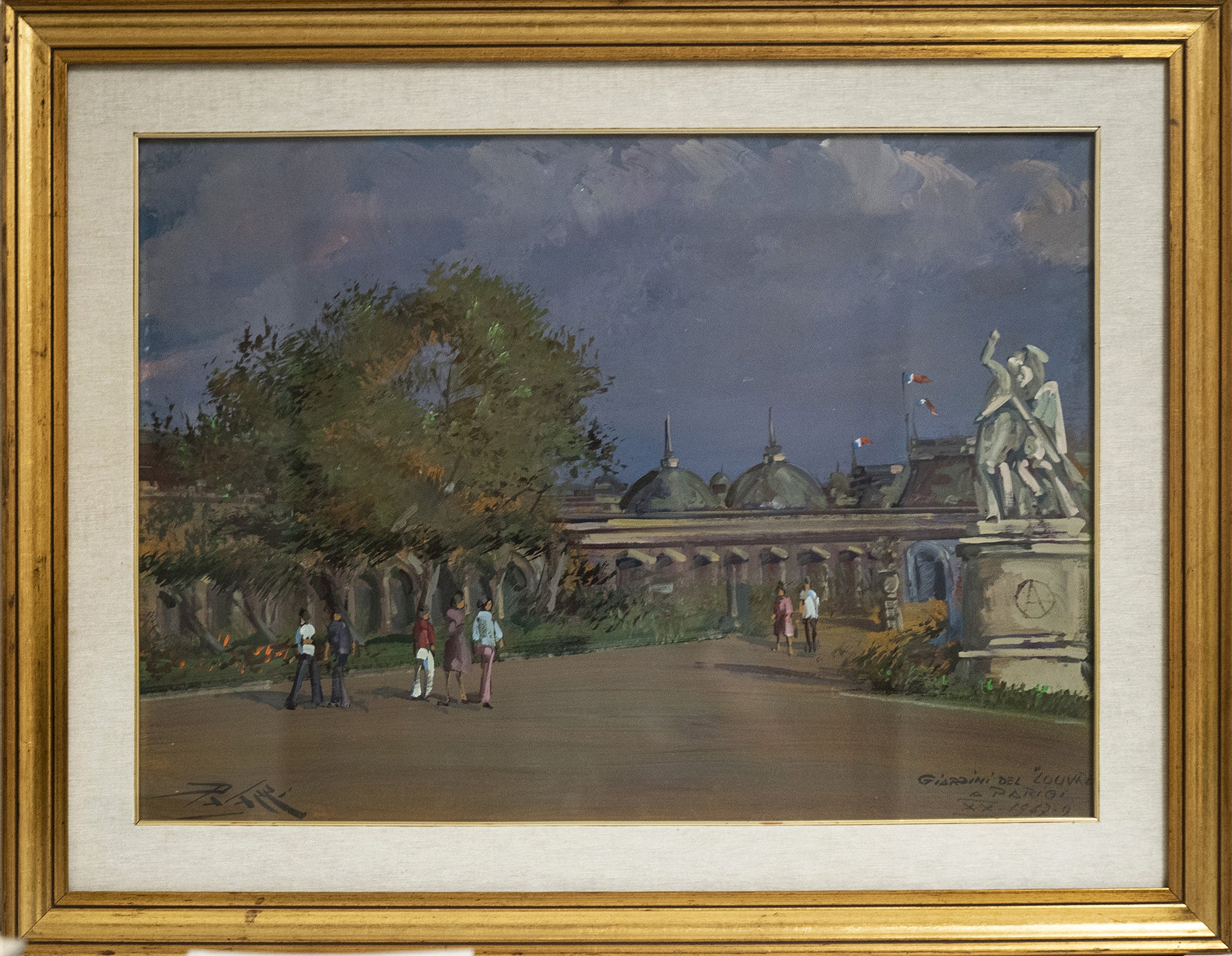 Lorenzo Palazzi - París: Los jardines del Louvre