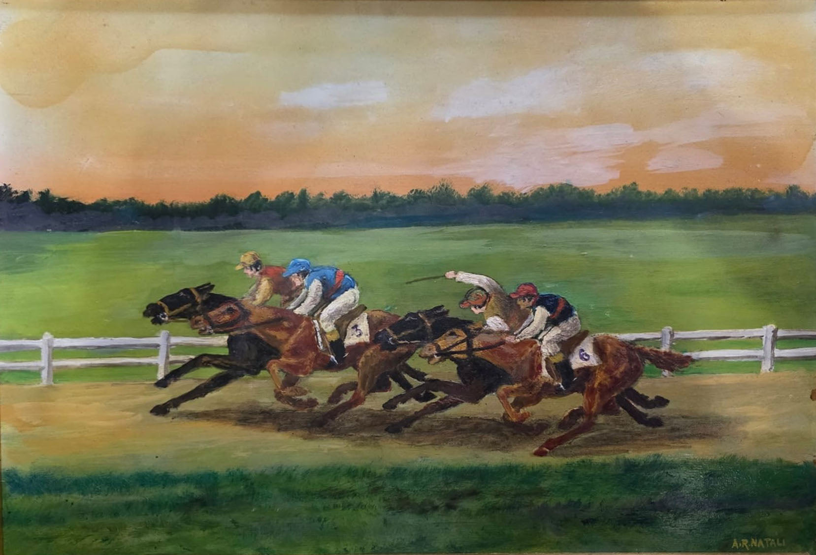 Athos Rogero Natali - Untitled (Horse Racing)