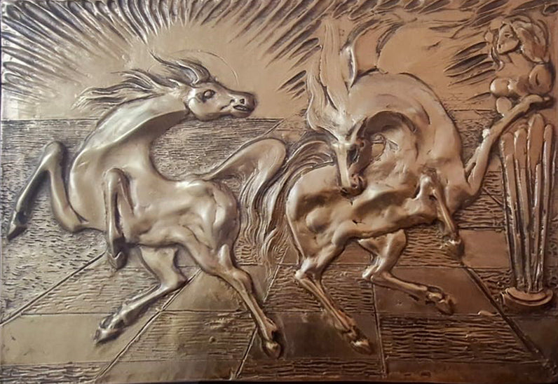 Aligi Sassu - Caballos del Sol