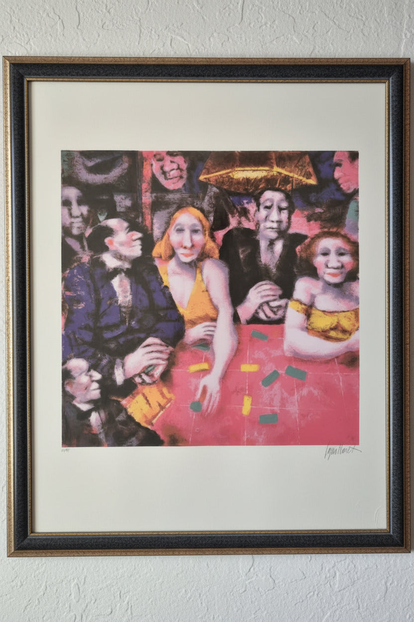 Baccarat – Litografia – Remo Squillantini