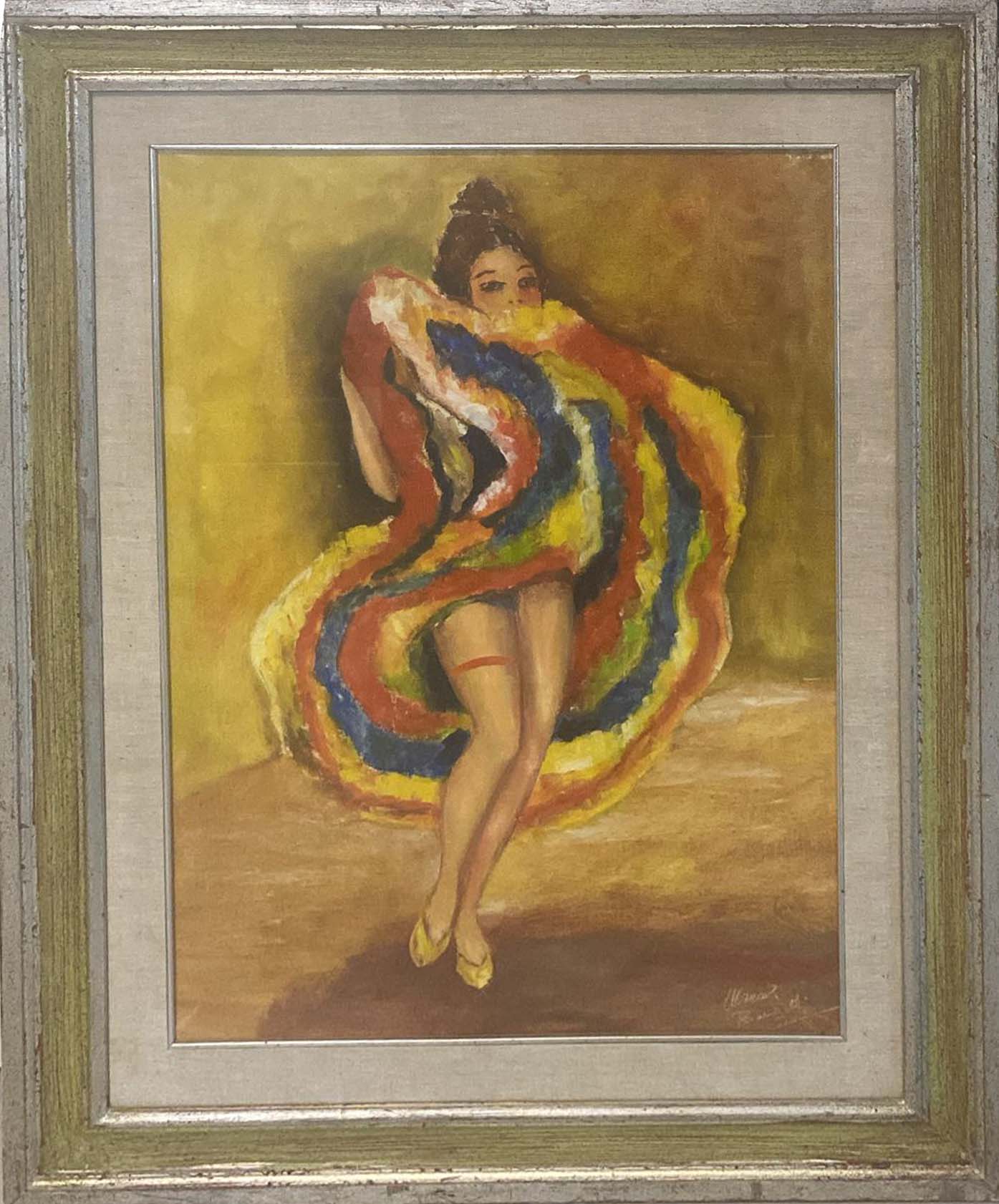 Ballerina in olio su tela di Mara Barigelli