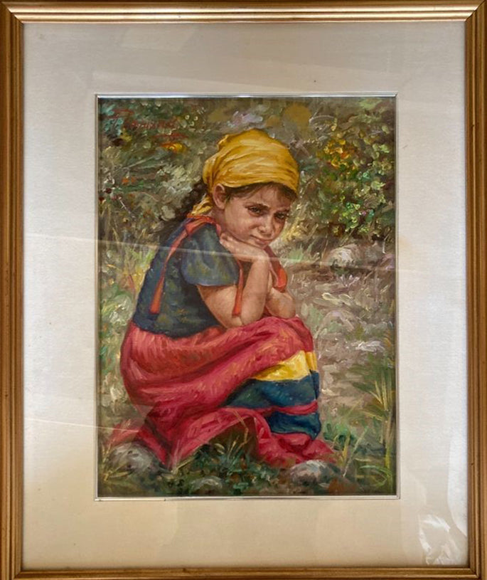 Ruggero Pasquarelli - Senza titolo (Ritratto di bambina)