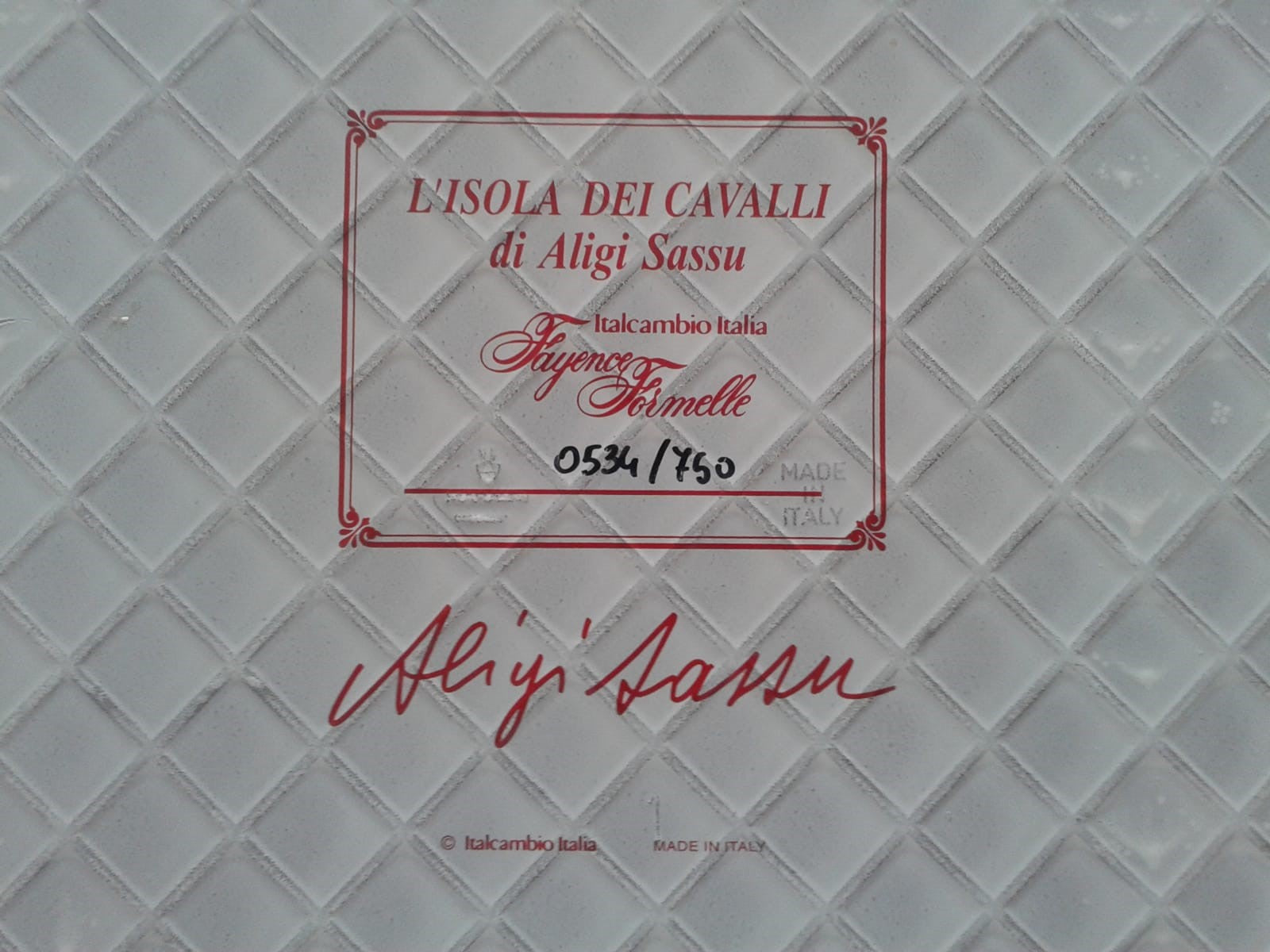 ALIGI SASSU - L'ISOLA DEI CAVALLI