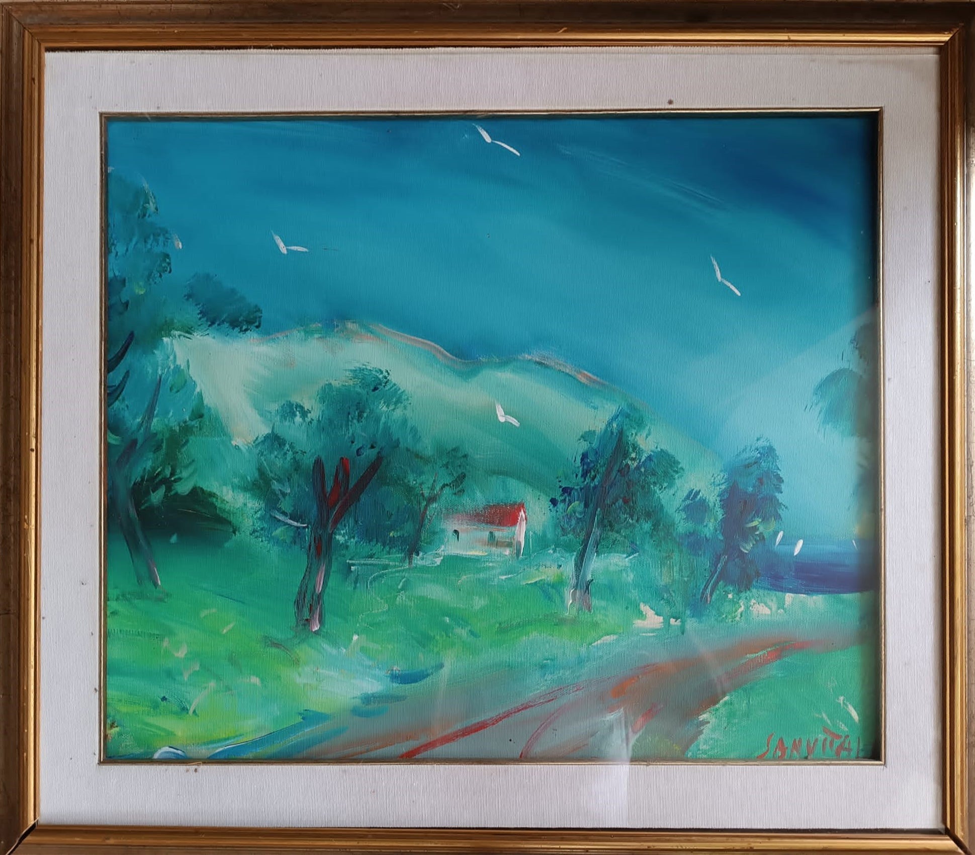 Alberto Sanvitale - Paisaje campestre