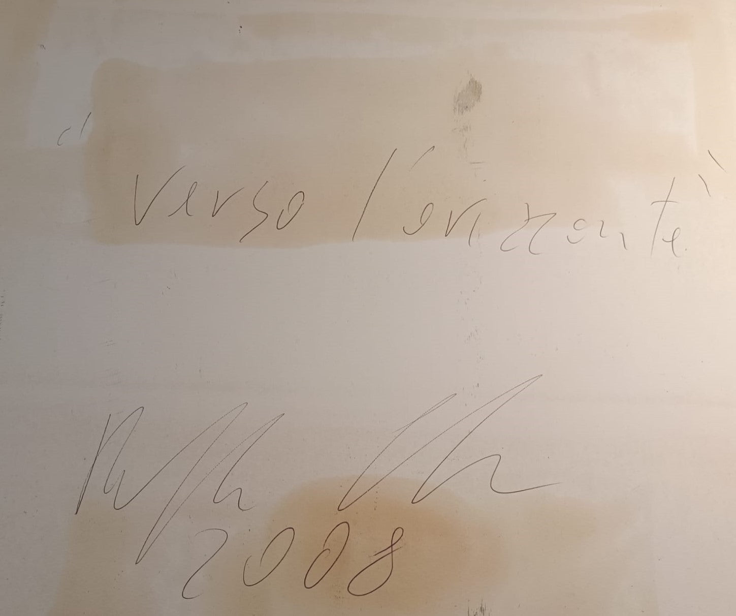 VERSO L'RIZZONTE - MAX MARRA
