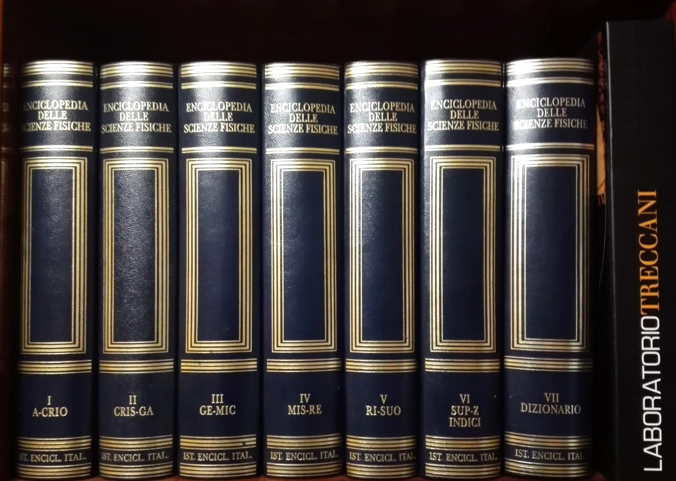 TRECCANI - ENCICLOPEDIA DELLE SCIENZE FISICHE
