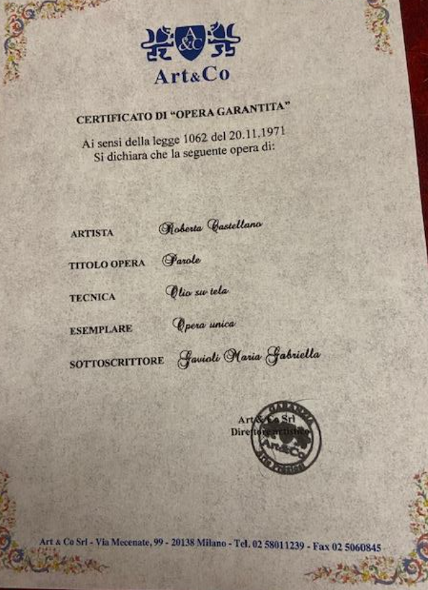 Roberta Castellano - Parole - Amore - Riflessi