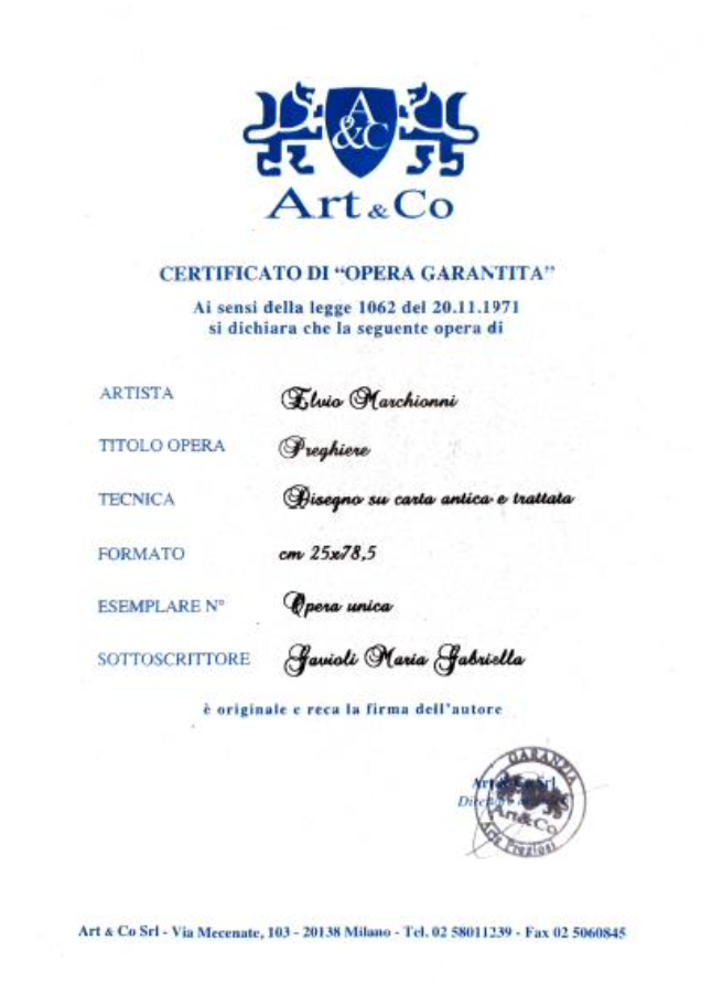 Elvio Marchionni - Maternità - Maternità - Preghiere