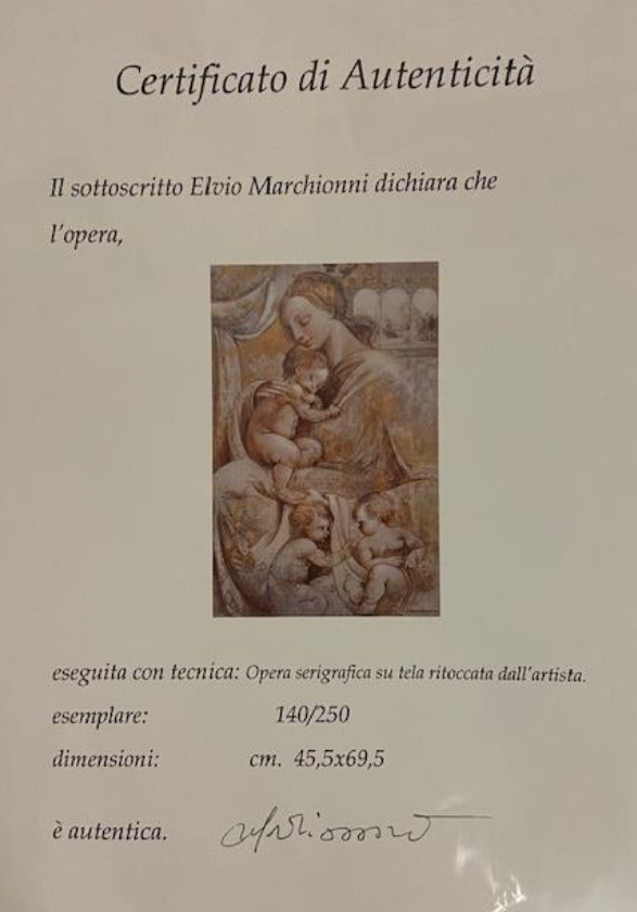Elvio Marchionni - Maternità - Maternità - Preghiere