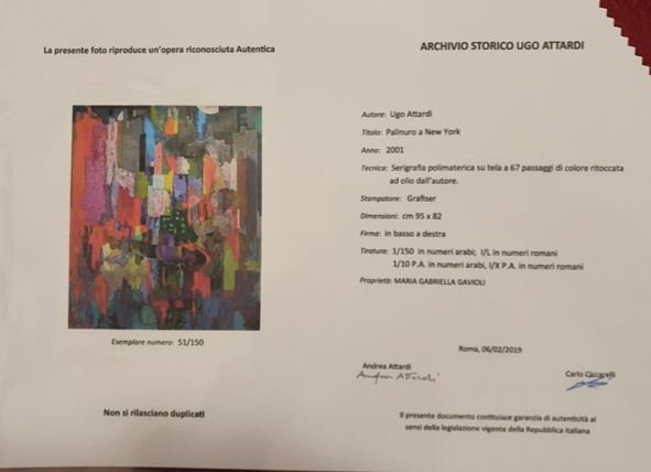 Ugo Attardi - Palinuro a New York