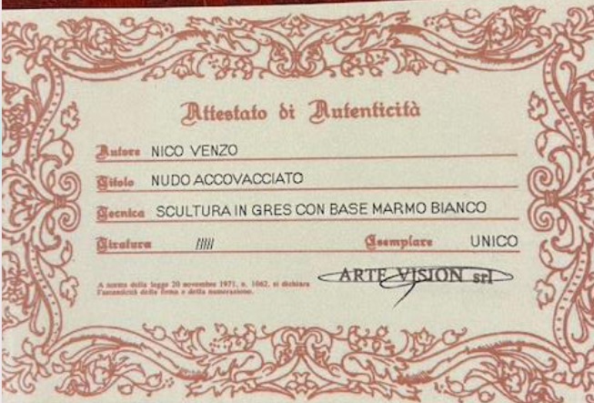 Nico Venzo - Maternidad - Verde Romántico - Desnudo en Cuclillas - Sagrada Familia