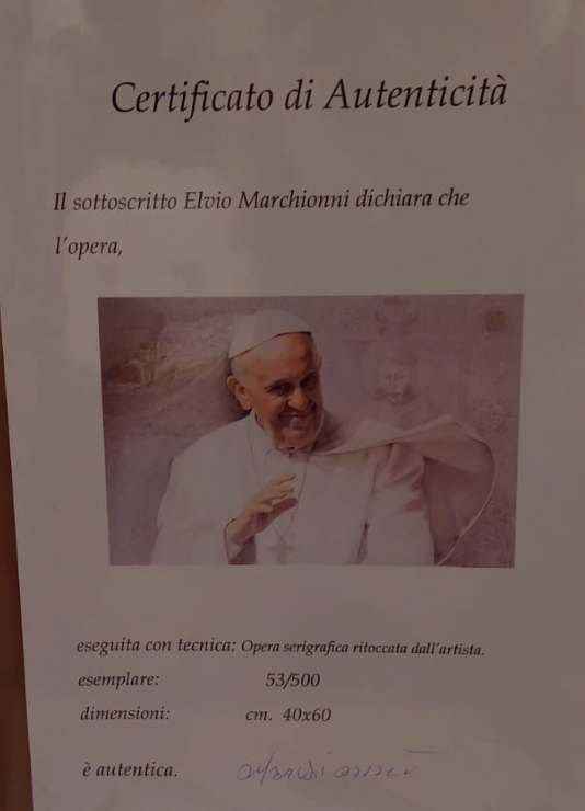 Elvio Marchionni - Pope Francis