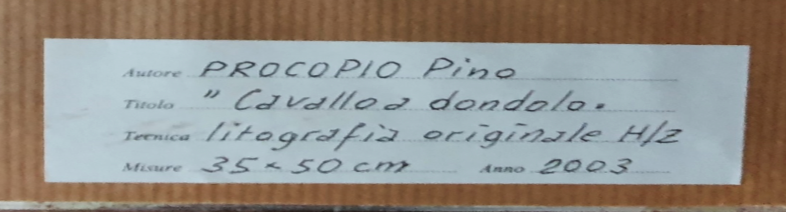 Pino Procopio - Cavallo a dondolo