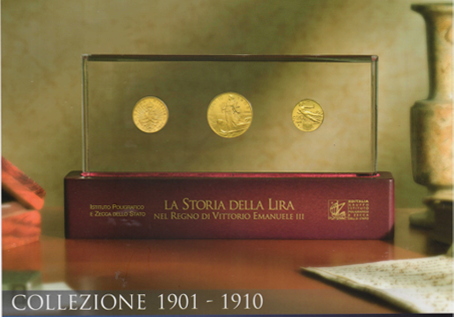 La Storia della Lira nel Regno di Vittorio Emanuele III - Ipzs e Sterlina ORO Elisabetta II