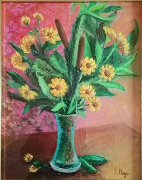 Romana Magri - Vase of Sunflowers