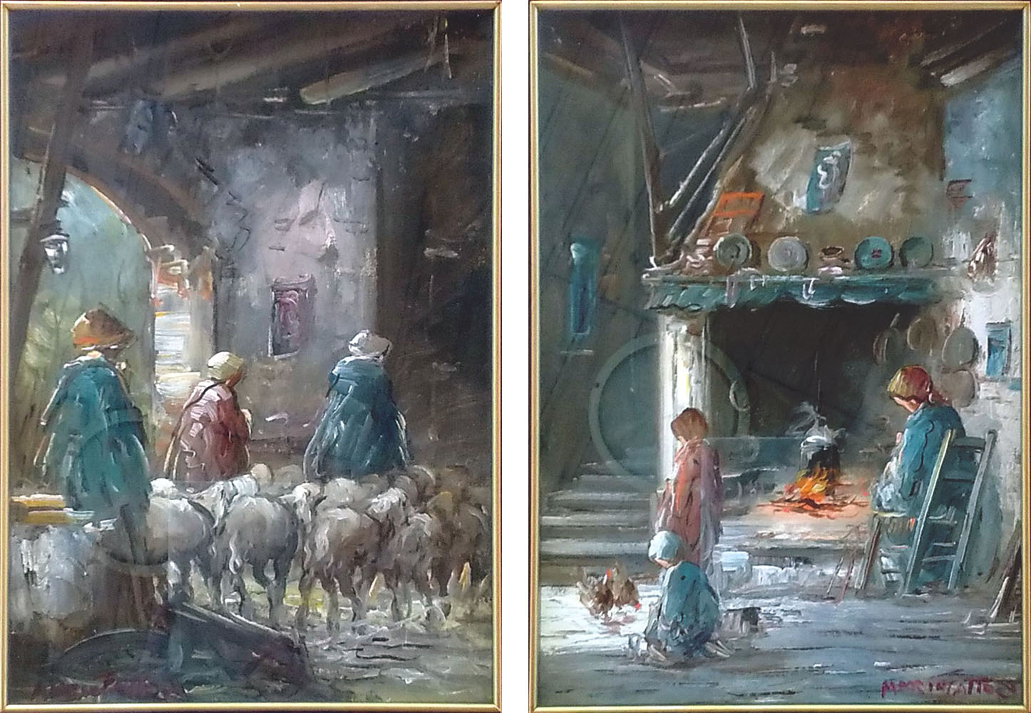 Mario Fattori - Díptico