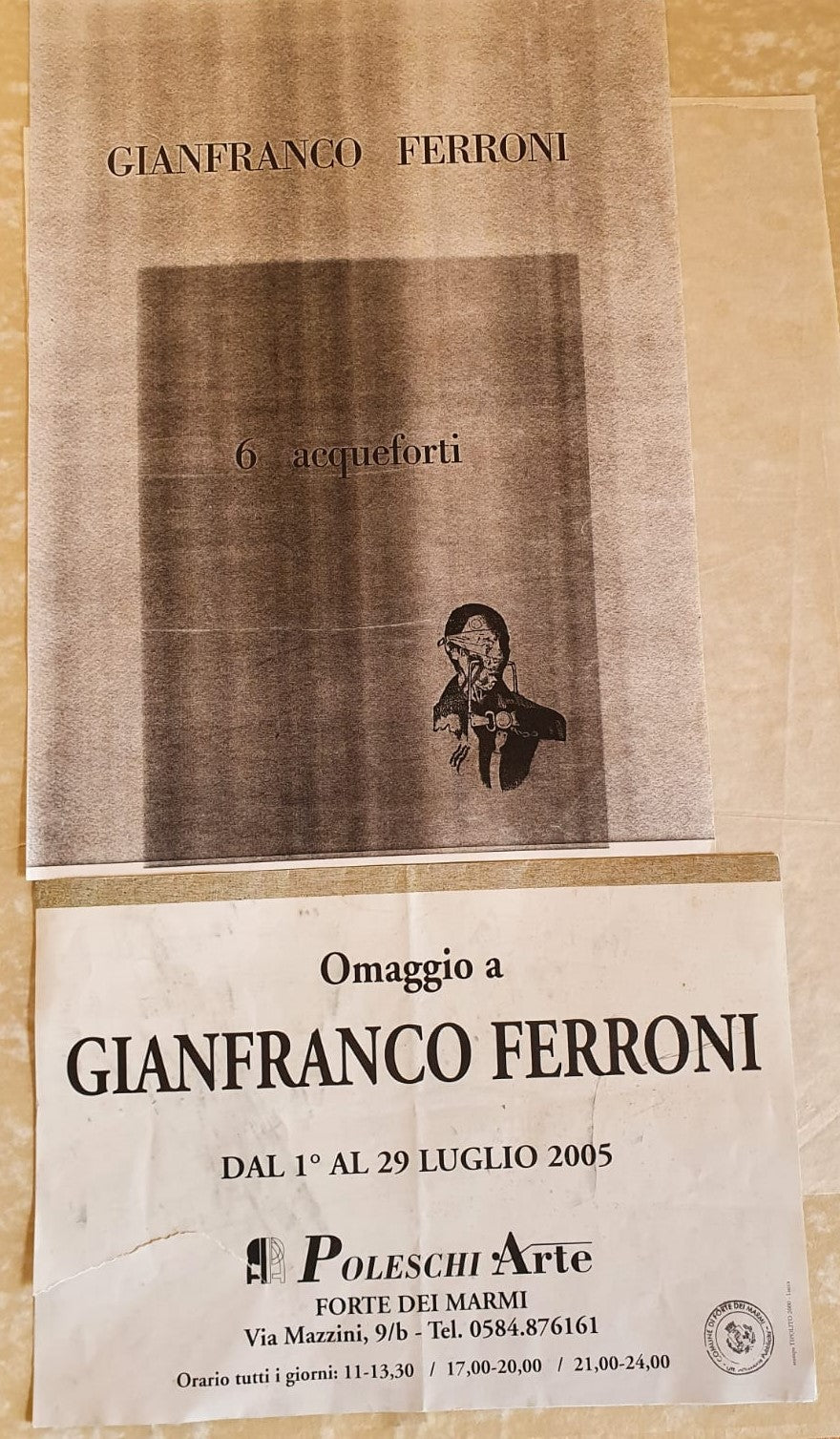 TOMMASO FERRONI - ACQUAFORTE CARTELLA DI 6