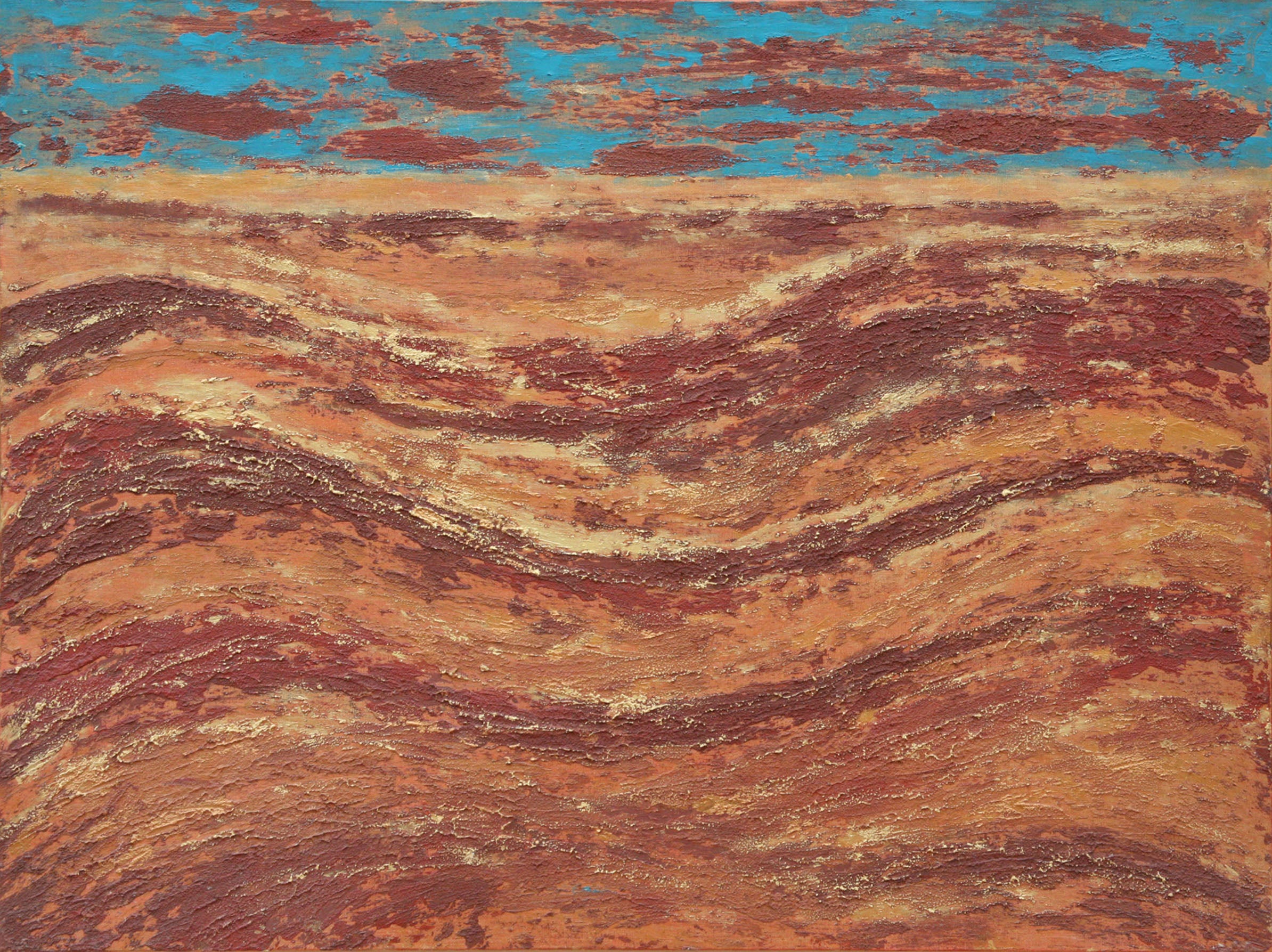 Angela Crucitti - Sienna with Blue Sky