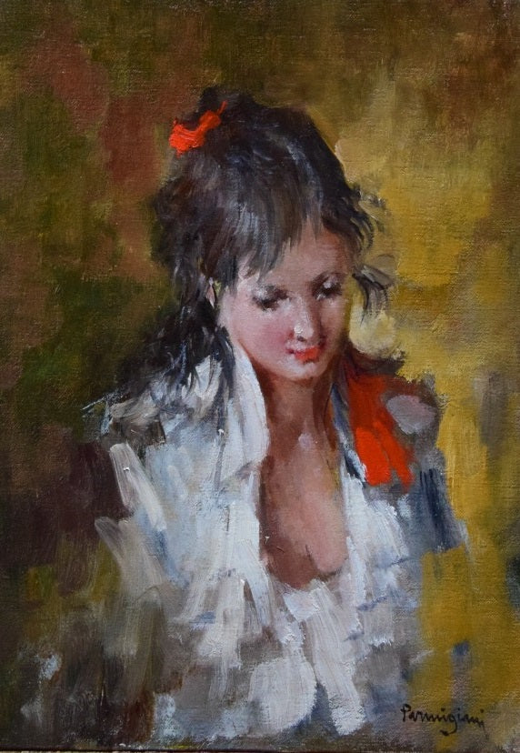 Aldo Parmigiani - Testa di giovane donna