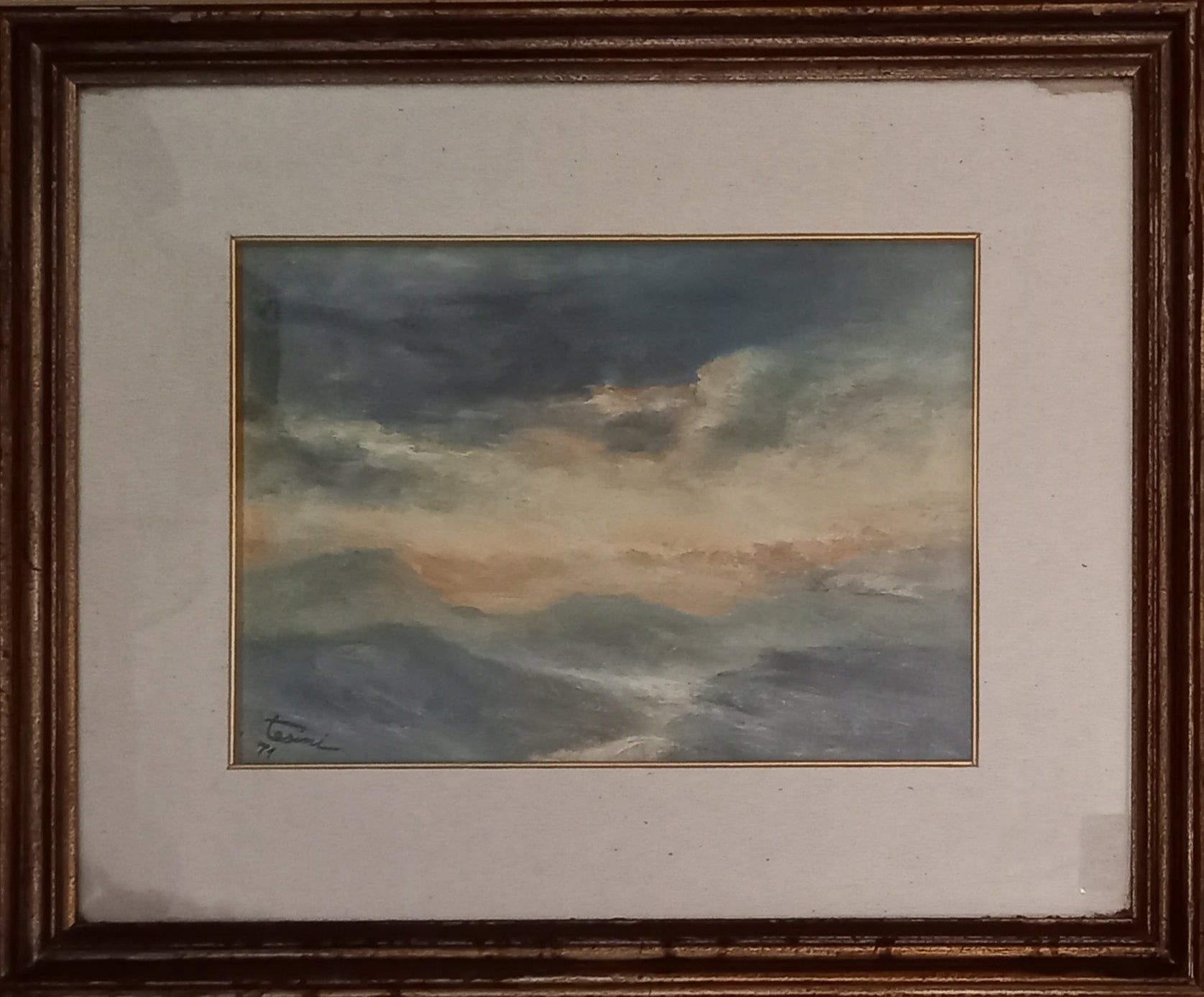 Alfredo Tesini - Sunset in Paderno