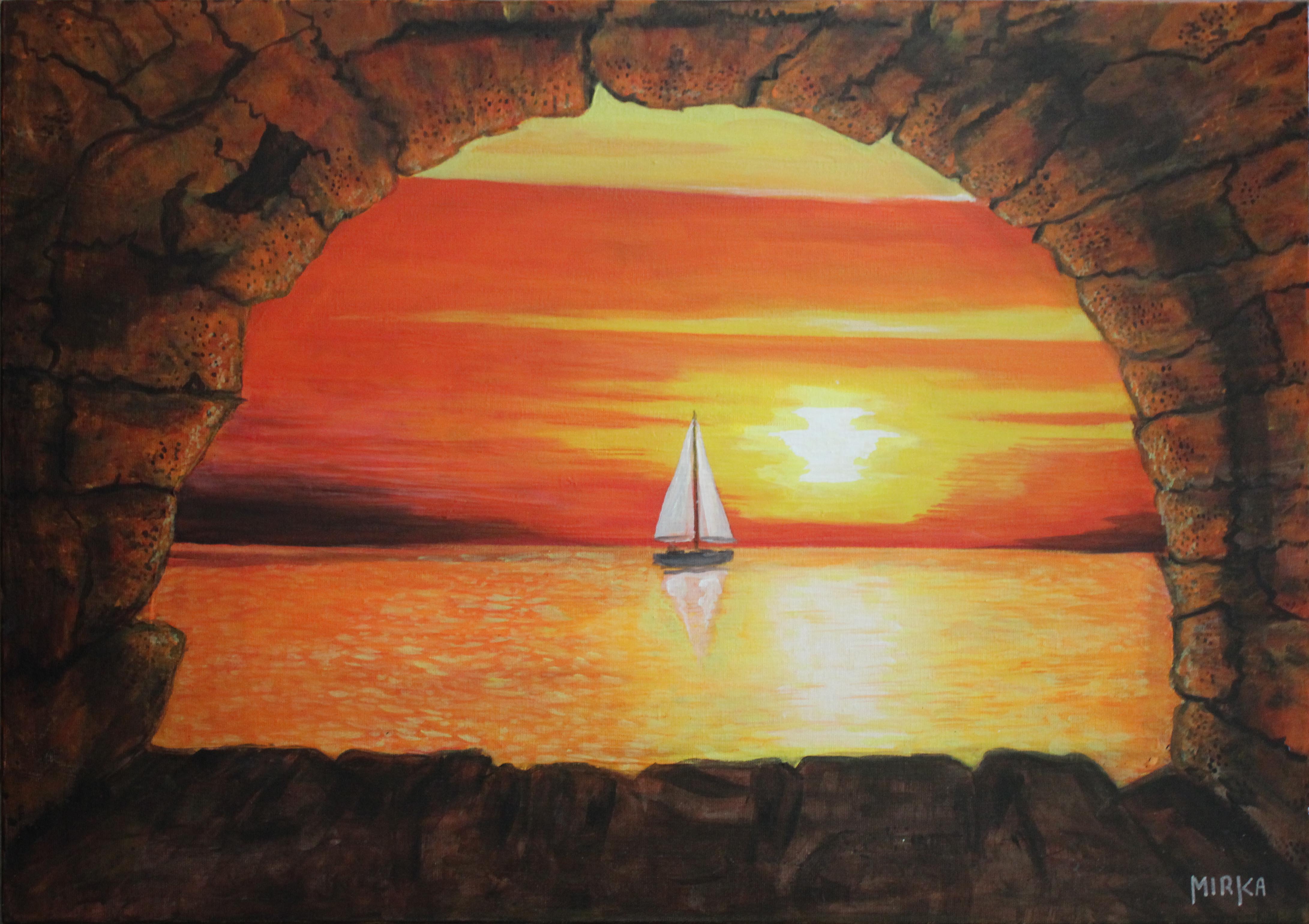 Mirka Basso - Atardecer en el mar