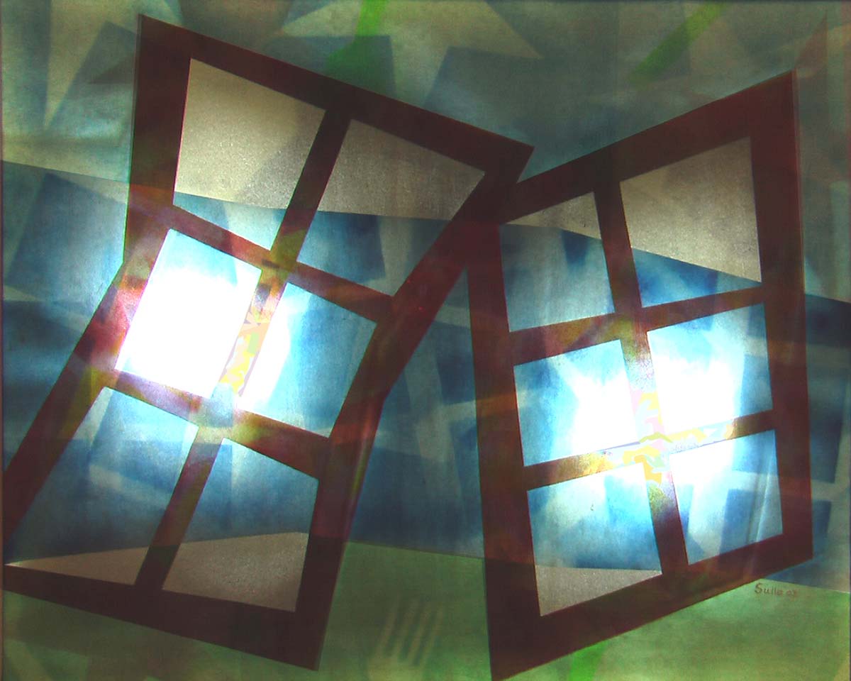 On - Trans-parency 5 window on the river