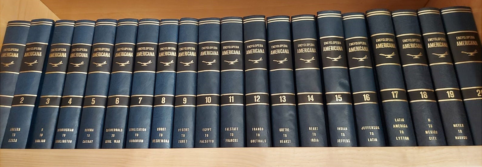 Enciclopedia americana - Treccani (30 volúmenes)
