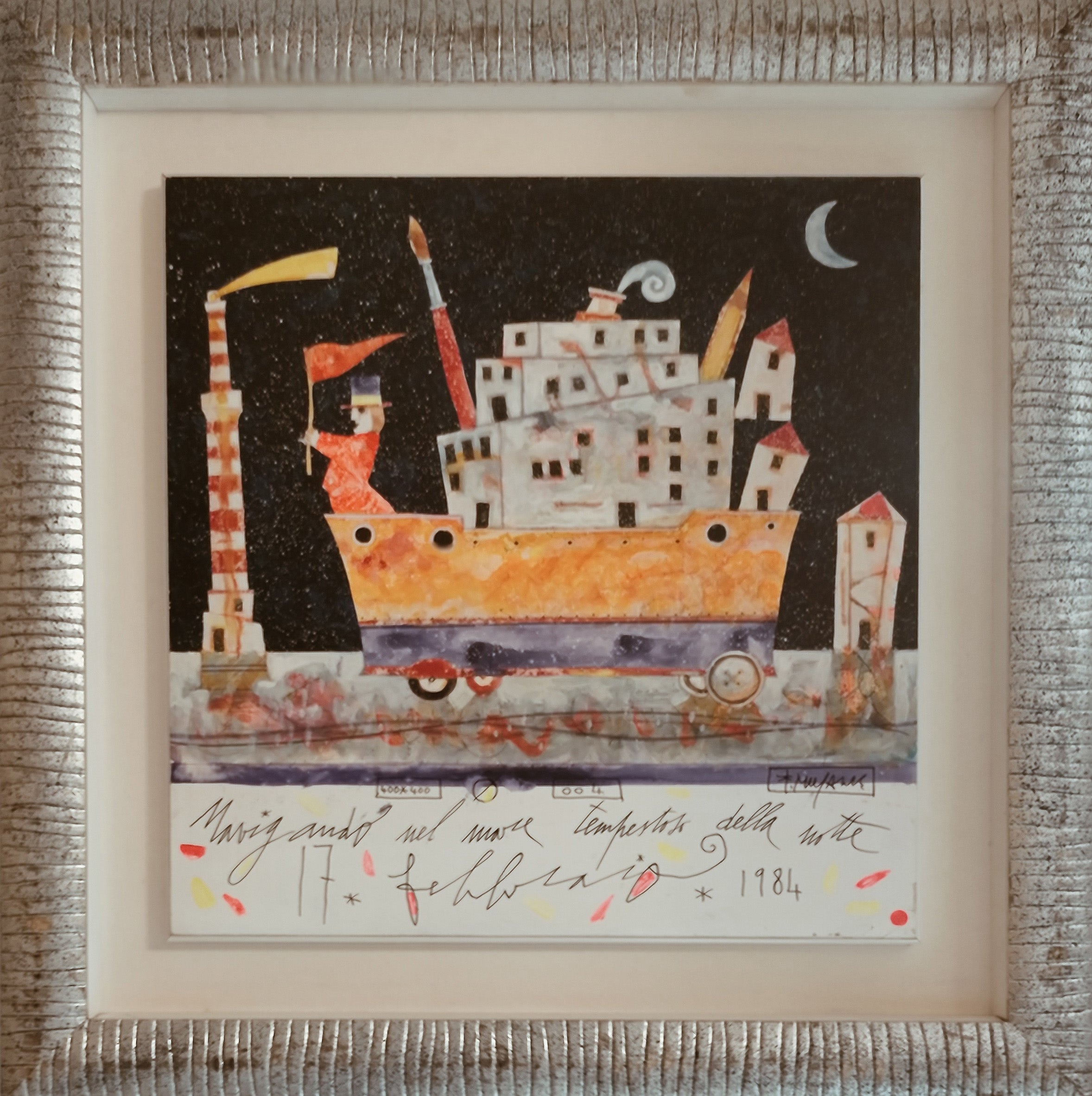 Francesco Musante - Sailing in the stormy sea of ​​the night