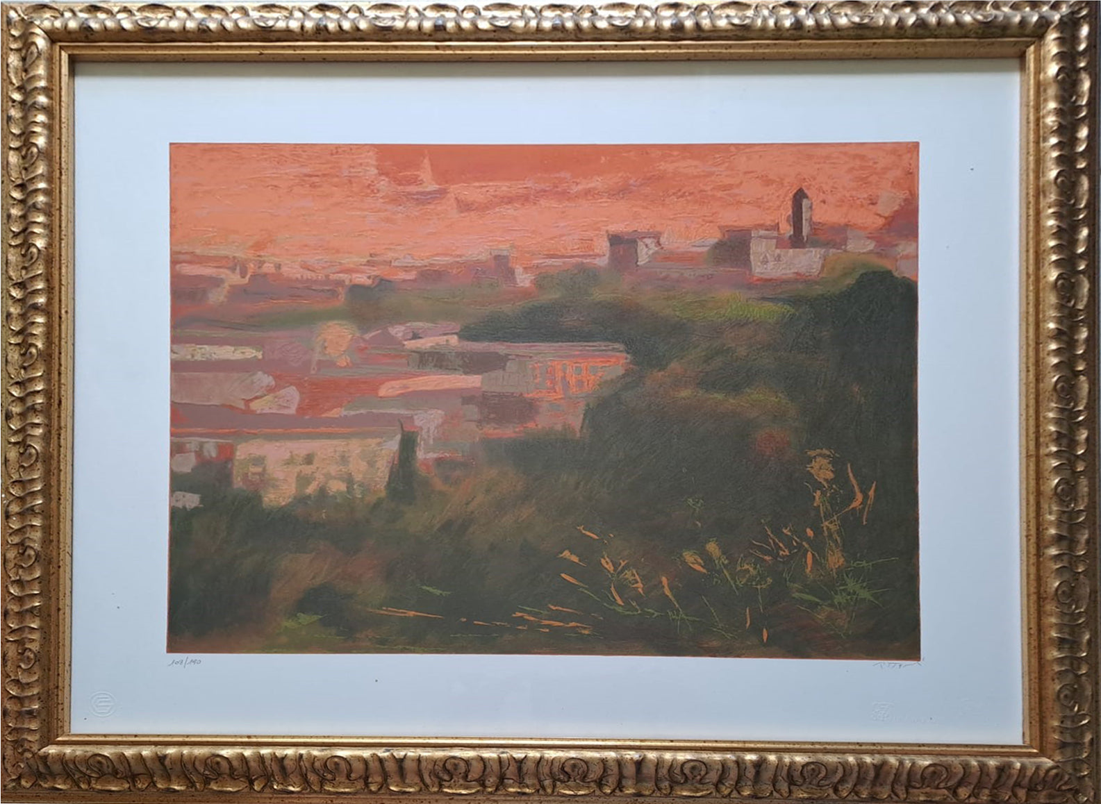 Ugo Attardi - Paisaje romano
