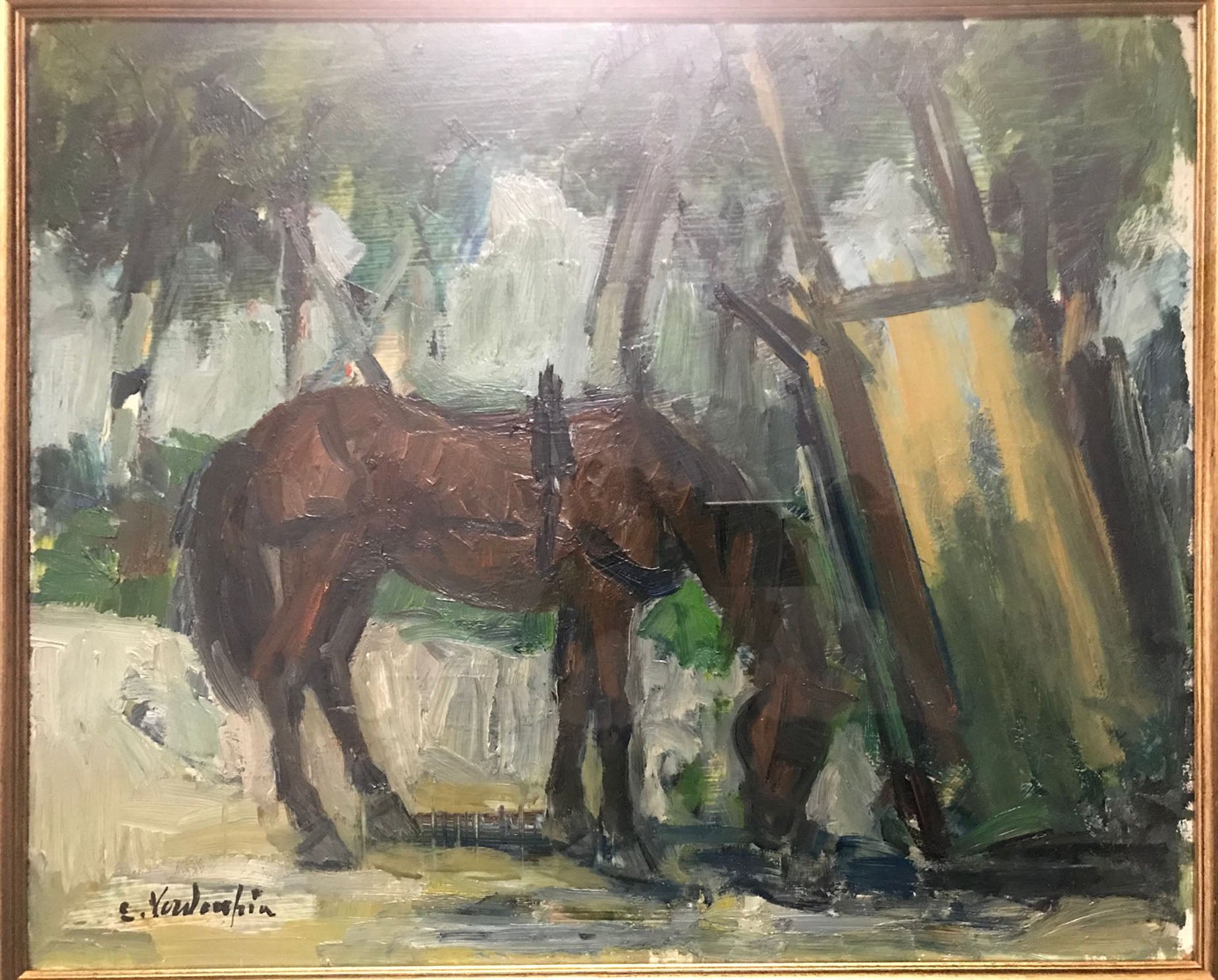 Carlo Verdecchia - Caballo en reposo