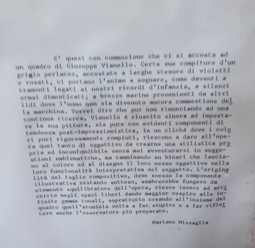 PAISAJE - GIUSEPPE VIANELLO