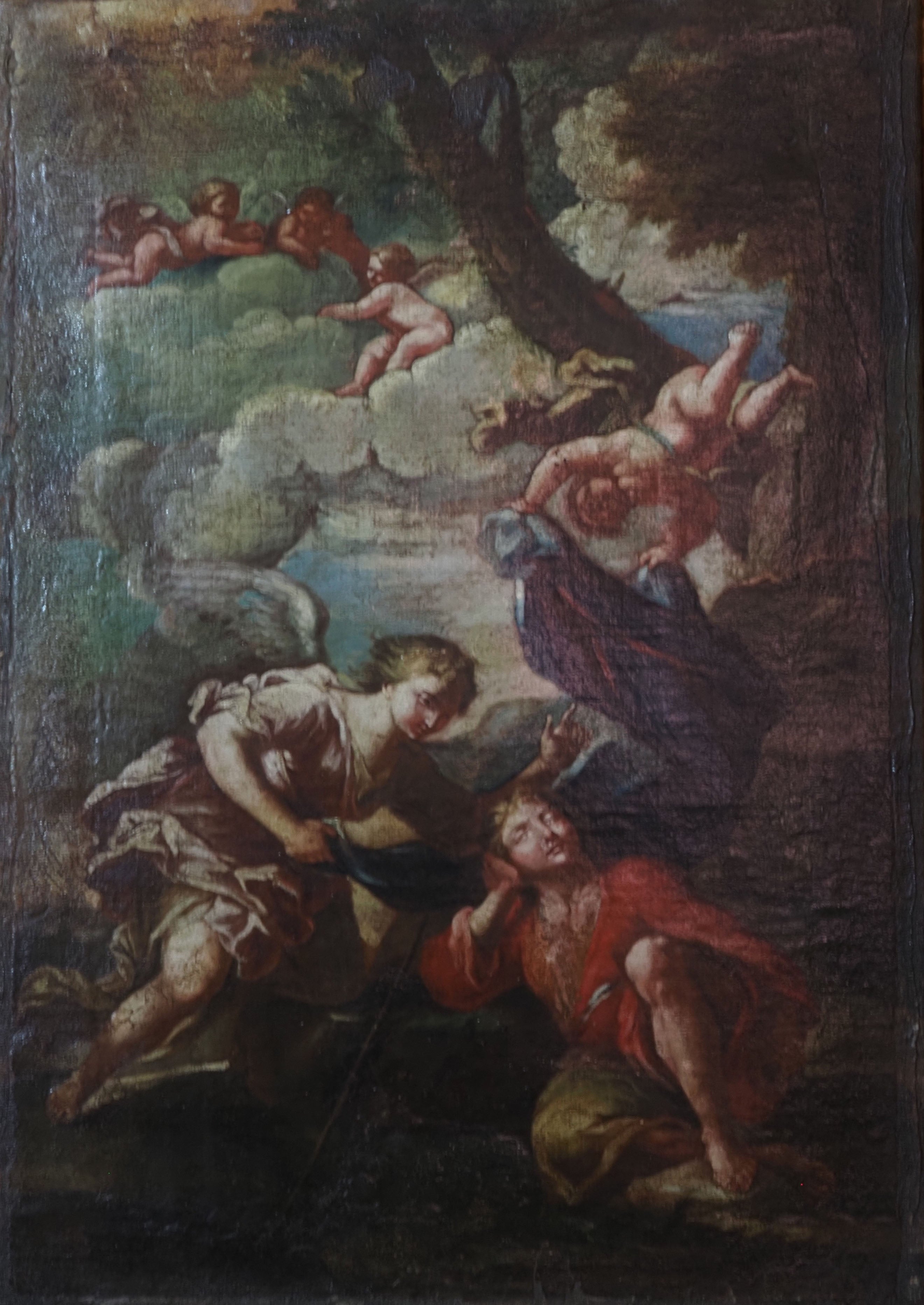 Scuola Napoletana(?) - Senza titolo (allegoria della luna)